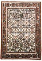 Morgenland Wollteppich Meymeh Teppich handgeknüpft beige, rechteckig, 9 mm Höhe, handgeknüpft