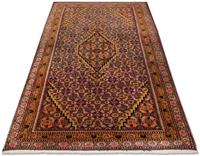 Morgenland Teppich Täbriz 50 Raj Teppich handgeknüpft braun, rechteckig, 7 mm Höhe, handgeknüpft