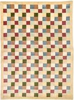 Morgenland Wollteppich Nepal Teppich handgeknüpft beige, rechteckig, 18 mm Höhe, handgeknüpft