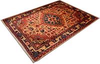 Morgenland Wollteppich Malayer Teppich handgeknüpft mehrfarbig, rechteckig, 8 mm Höhe, handgeknüpft