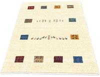 Morgenland Wollteppich Loribaft Teppich handgeknüpft beige, rechteckig, 8 mm Höhe, handgeknüpft
