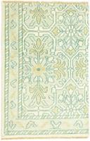 Morgenland Wollteppich Designer Teppich handgeknüpft beige, rechteckig, 6 mm Höhe, handgeknüpft