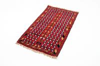 Morgenland Wollteppich Belutsch Teppich handgeknüpft rot, rechteckig, 8 mm Höhe, handgeknüpft