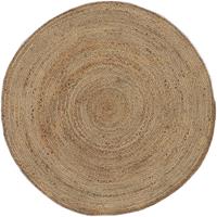 carpetfine Vloerkleed Nele Tweezijdig te gebruiken kleed 100% jute in rond en ovaal, woonkamer