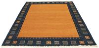 Morgenland Wollteppich Loribaft Teppich handgeknüpft orange, rechteckig, 18 mm Höhe, handgeknüpft