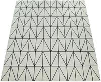 Paco Home Vloerkleed Brugge 224 Platweefsel, modern geometrisch motief, geschikt voor binnen en buiten, woonkamer