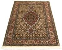 Morgenland Teppich Täbriz 40 Raj Teppich handgeknüpft beige, rechteckig, 7 mm Höhe, handgeknüpft