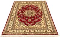 Morgenland Teppich Täbriz 50 Raj Teppich handgeknüpft rot, rechteckig, 7 mm Höhe, handgeknüpft