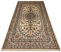 Morgenland Wollteppich Nain 12la Teppich handgeknüpft beige, rechteckig, 8 mm Höhe