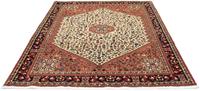 Morgenland Wollteppich Abadeh Teppich handgeknüpft beige, rechteckig, 8 mm Höhe, handgeknüpft