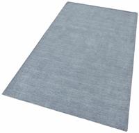 Theko Exklusiv Wollteppich Gabbeh uni, rechteckig, 15 mm Höhe, Handweb Teppich, reine Schurwolle, Wohnzimmer