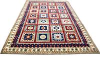 Morgenland Wollteppich Loribaft Teppich handgeknüpft blau, rechteckig, 11 mm Höhe, handgeknüpft