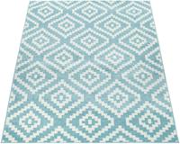 Paco Home Vloerkleed Stella 400 Korte pool, pastelkleuren, ruitendesign, woonkamer