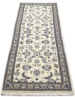Morgenland Wollteppich Nain 9la Teppich handgeknüpft beige, rechteckig, 7 mm Höhe
