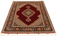 Morgenland Teppich Täbriz 50 Raj Teppich handgeknüpft rot, rechteckig, 7 mm Höhe, handgeknüpft