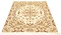 Morgenland Teppich Täbriz 50 Raj Teppich handgeknüpft beige, rechteckig, 7 mm Höhe, handgeknüpft