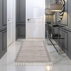 Carpet City Vloerkleed Art 2231 Korte pool, met kettingdraden, streepmotief