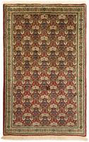 Morgenland Teppich Täbriz 40 Raj Teppich handgeknüpft rot, rechteckig, 7 mm Höhe, handgeknüpft