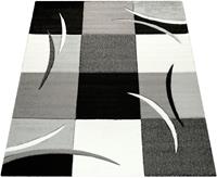 Paco Home Teppich "Diamond 665", rechteckig, Karo Muster, 3D-Design, auch als Läufer, Wohnzimmer, Schlafzimmer
