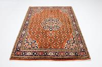 Morgenland Teppich Bidjar Teppich handgeknüpft orange, rechteckig, 12 mm Höhe