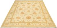 Morgenland Wollteppich Täbriz Teppich handgeknüpft beige, rechteckig, 8 mm Höhe