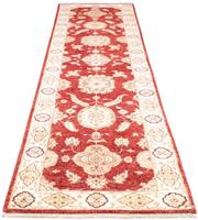 Morgenland Wollteppich Ziegler Teppich handgeknüpft rot, rechteckig, 6 mm Höhe