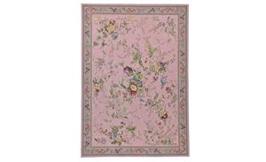 THEKO Teppich ¦ rosa/pink ¦ Baumwolle ¦ Maße (cm): B: 160 H: 0,7  - Möbel Kraft