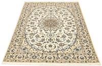 Morgenland Teppich Nain 6la Teppich handgeknüpft beige, rechteckig, 7 mm Höhe, handgeknüpft