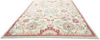 Morgenland Wollteppich Designer Teppich handgeknüpft beige, rechteckig, 7 mm Höhe, handgeknüpft