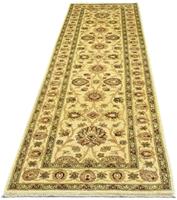 Morgenland Wollteppich Ziegler Teppich handgeknüpft beige, rechteckig, 10 mm Höhe