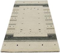 Morgenland Wollteppich Loribaft Teppich handgeknüpft beige, rechteckig, 18 mm Höhe, handgeknüpft