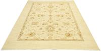 Morgenland Wollteppich Farahan Teppich handgeknüpft beige, rechteckig, 7 mm Höhe