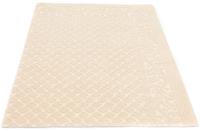 Morgenland Wollteppich Designer Teppich handgewebt beige, rechteckig, 12 mm Höhe, Kurzflor