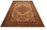 Gallery M Vloerkleed Randdessin Platweefsel, chenille, woonkamer