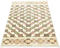 Morgenland Wollteppich Ziegler Teppich handgeknüpft beige, rechteckig, 7 mm Höhe