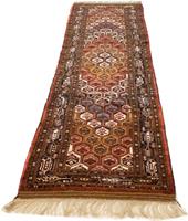 Morgenland Wollteppich Maschad Teppich handgeknüpft dunkelbraun, rechteckig, 7 mm Höhe