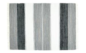 THEKO Teppich ¦ schwarz ¦ Baumwolle ¦ Maße (cm): B: 160 H: 0,5  - Möbel Kraft