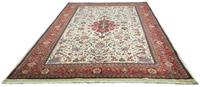 Morgenland Wollteppich Sarough Teppich handgeknüpft beige, rechteckig, 12 mm Höhe