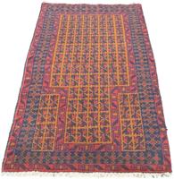 Morgenland Wollteppich Belutsch Teppich handgeknüpft blau, rechteckig, 8 mm Höhe, handgeknüpft