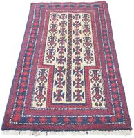 Morgenland Wollteppich Belutsch Teppich handgeknüpft beige, rechteckig, 10 mm Höhe, handgeknüpft