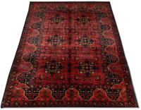 Morgenland Wollteppich Khal Mohammadi Teppich handgeknüpft rot, rechteckig, 7 mm Höhe