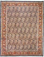 Morgenland Wollteppich Täbriz Teppich handgeknüpft mehrfarbig, rechteckig, 8 mm Höhe