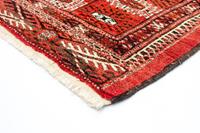 Morgenland Wollteppich Buchara Teppich handgeknüpft rot, rechteckig, 7 mm Höhe