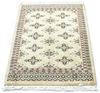 Morgenland Teppich Buchara Teppich handgeknüpft beige, rechteckig, 6 mm Höhe