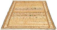 Morgenland Wollteppich Kelim Teppich handgeknüpft beige, rechteckig, 6 mm Höhe, handgeknüpft