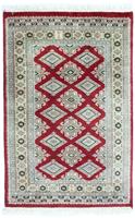 Morgenland Teppich Buchara Teppich handgeknüpft rot, rechteckig, 6 mm Höhe