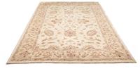 Morgenland Wollteppich Ziegler Teppich handgeknüpft beige, rechteckig, 6 mm Höhe