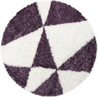 Ayyildiz Hochflor-Teppich TANGO 3101, rund, 50 mm Höhe
