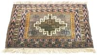 Morgenland Wollteppich Afghan Teppich handgeknüpft rosa, rechteckig, 7 mm Höhe
