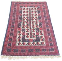 Morgenland Wollteppich Belutsch Teppich handgeknüpft beige, rechteckig, 8 mm Höhe, handgeknüpft